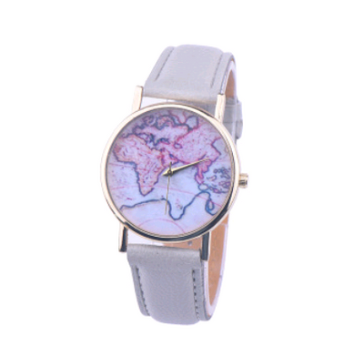 Reloj de Pulsera con Mapa Mundi - Diseño Estudiante Moderno - Image 4