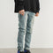 Jeans Slim Fit con Detalles de Tinta Salpicada