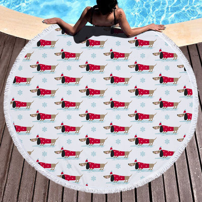 Toalla de Playa Redonda Estampada - Image 12