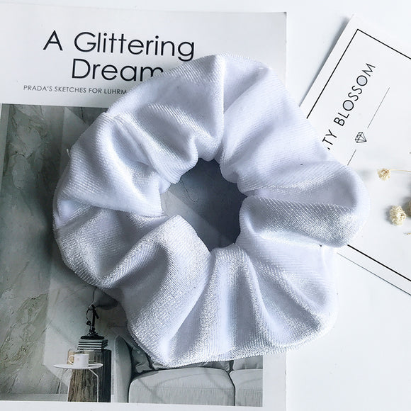 Elástico para Cabello de Terciopelo - Accesorio de Moda para Coleta