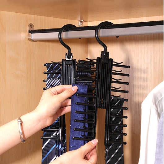 Organizador Multifuncional de Corbatas, Cinturones y Accesorios con Ganchos Ajustables - Image 3