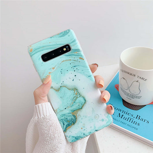 Funda de Mármol Brillante para Teléfono - Image 17