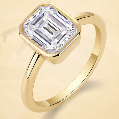 Anillo de Oro para Mujer con Moissanita - Diseño Cerrado Elegante - Image 7