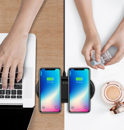 Cargador Inalámbrico Dual para Smartphones - Image 9