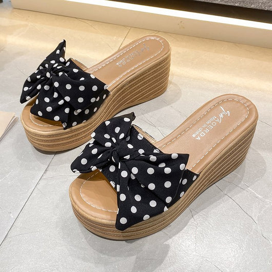 Pantuflas Cuña Alta Fashion Word Out - Image 11