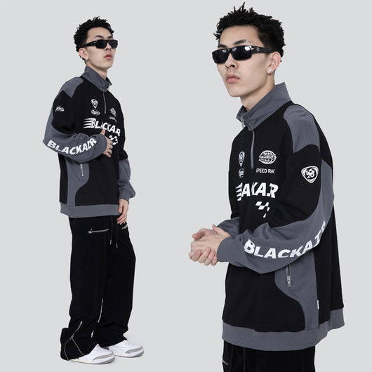 Sudadera Deportiva Retro Americana con Cierre Medio - Image 18