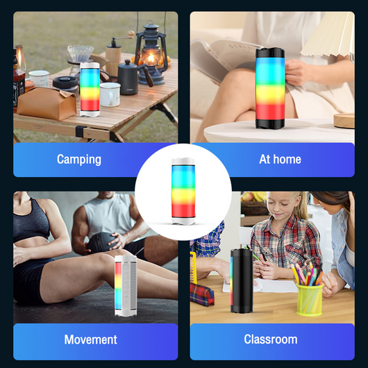 Parlante Bluetooth 3D con Iluminación Inteligente y Sonido Envolvente - Image 35