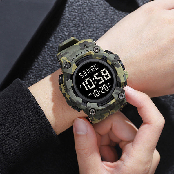 Reloj de Moda con Esfera Grande para Estudiantes - Resistente al Agua