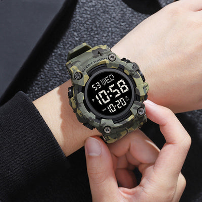 Reloj de Moda con Esfera Grande para Estudiantes - Resistente al Agua