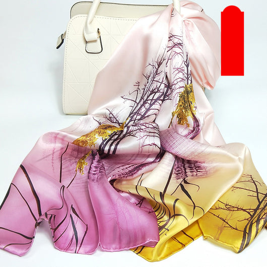 Pañuelo de Seda Estampado para Mujer - Image 42