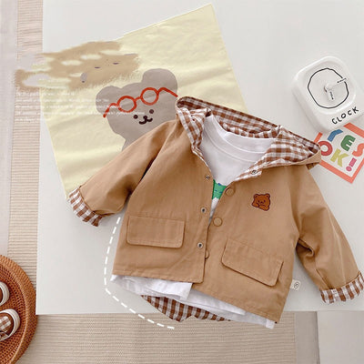 Blusa Cuadriculada Reversible Adorable