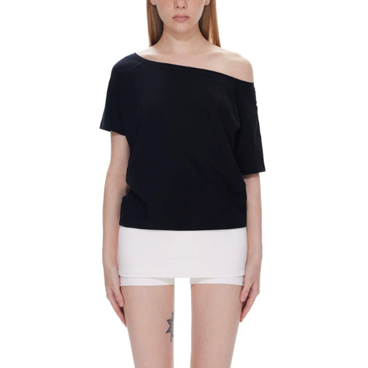 Blusa Casual Hombros Descubiertos con Mangas Cortas - Image 11