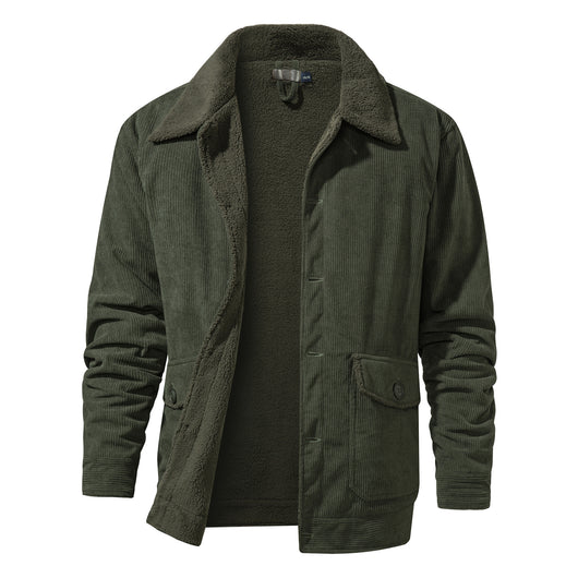 Chaqueta de Cachemira Gruesa para Hombre - Corte Holgado y Casual - Image 5