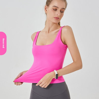 Chaleco Deportivo Sin Mangas Cuello U - Doble Capa Suave como Nube - Image 9