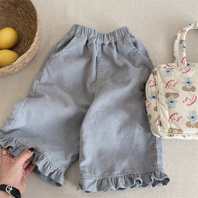 Pantalones de Pana Casual para Niñas - Comodidad y Estilo
