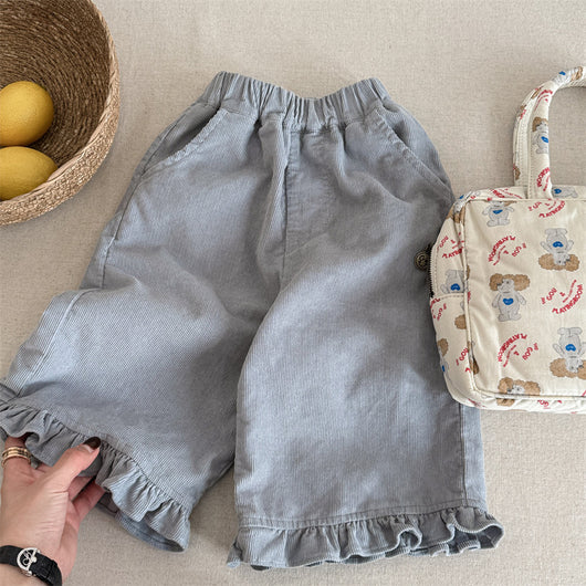 Pantalones de Pana Casual para Niñas - Comodidad y Estilo