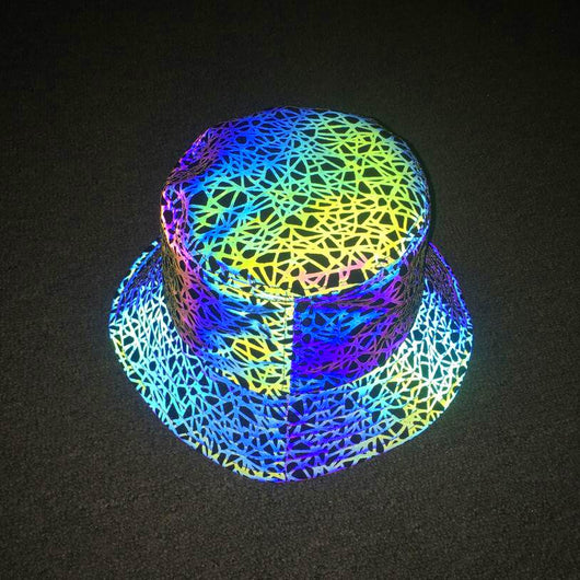 Gorra Cubo Reflectante con Estampado Colorido - Image 8