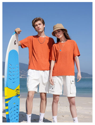 Camiseta Manga Corta Textura Waffle para Hombre - Image 22