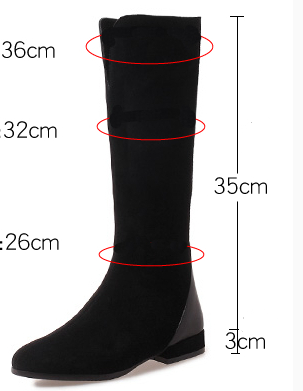 Botas Altas de Cuero para Mujer con Tacón Grueso Reforzado - Image 7