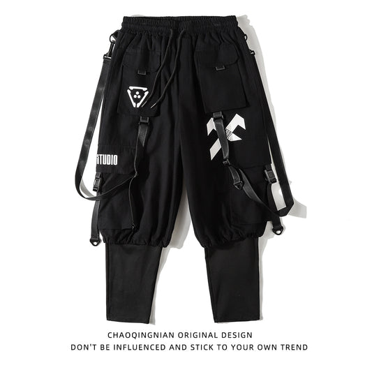 Pantalones Cargo Funcionales Desmontables Tendencia Street Wear