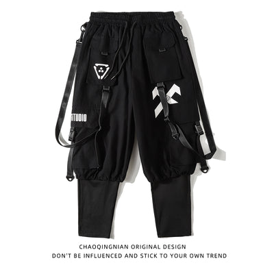Pantalones Cargo Funcionales Desmontables Tendencia Street Wear
