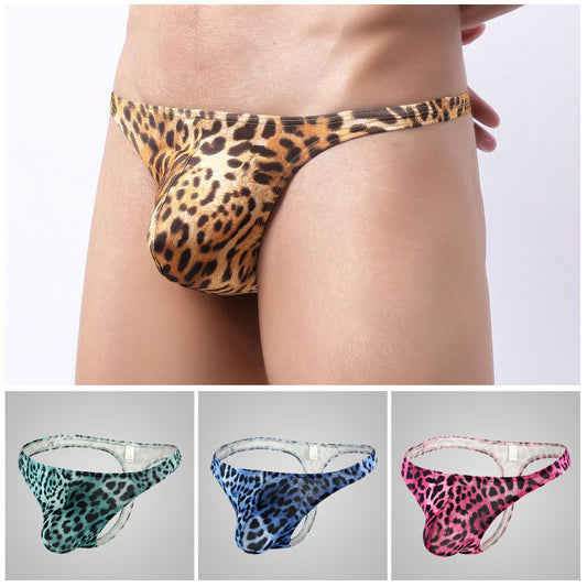 Bóxer Hombre Talle Bajo Nylon con Bolsa Prominente Sexy