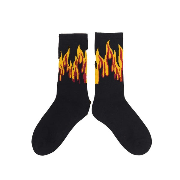 Calcetines Hip Hop Flame Street de Algodón