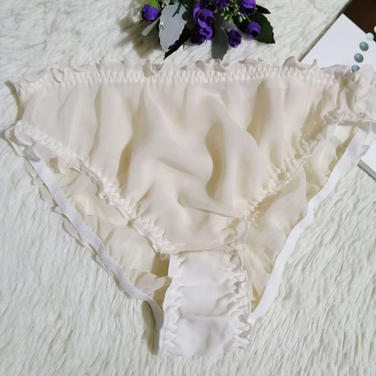 Braguitas Sexy de Seda Translúcida Triángulo para Mujer - Image 19