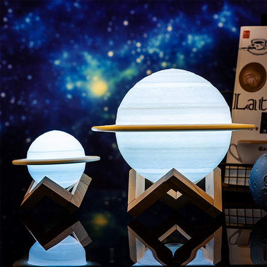 Lámpara Inteligente 3D de Saturno con Impresión Creativa - Image 6