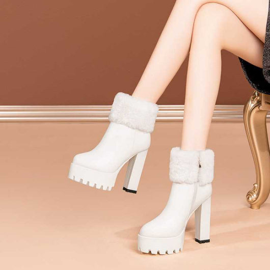Botas Cómodas de Cuero Suave para Mujer - Image 5