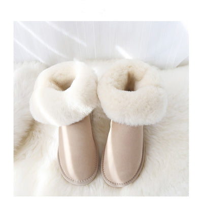 Botas de Nieve Caña Media para Mujer con Forro de Lana de Oveja - Image 10