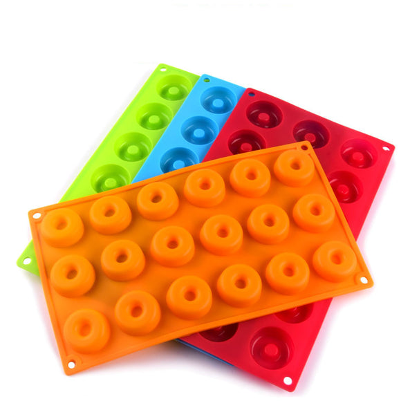 Molde de Silicona para 18 Donas