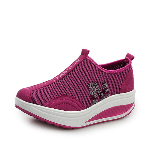 Tenis Plataforma Casual para Mujer con Malla Transpirable - Image 8