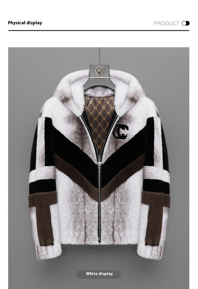 Chaqueta Impermeable con Capucha de Cuero Sintético Premium - Image 12