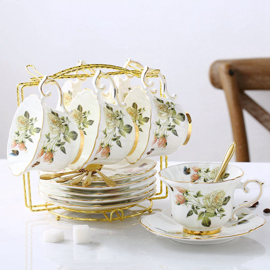 Juego de Tazas de Porcelana Fina Elegante - Image 3