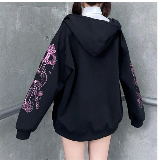 Cardigan Hoodie Suelto para Niñas - Sudadera con Capucha - Image 8