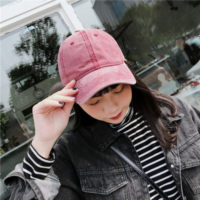 Gorra de Béisbol Retro Denim Lavado para Mujer - Algodón Suave Outdoor - Image 5