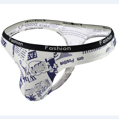 Tanga de Algodón para Hombre con Estampado y Cintura Elástica - Image 4