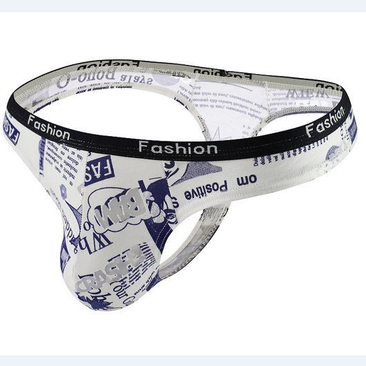 Tanga de Algodón para Hombre con Estampado y Cintura Elástica - Image 4
