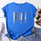 Remera Femenina de Algodón con Estampado de Letras