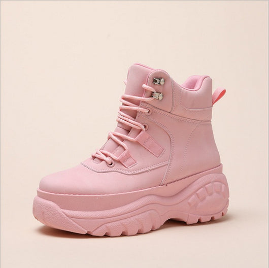Zapatos Casuales Plataforma Estilo Coreano para Mujer - Image 12