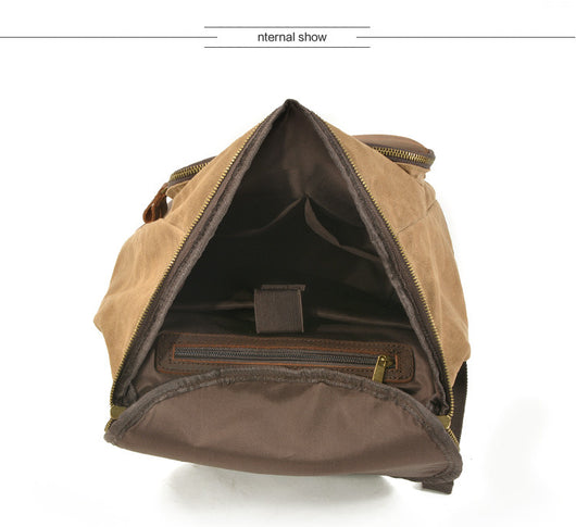Bolsa de Lona para Hombre con Correa al Hombro - Image 6