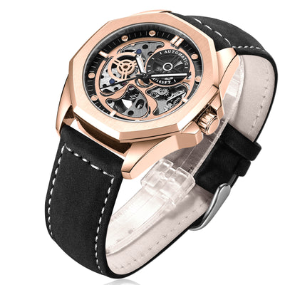 Reloj Mecánico Casual para Hombre con Correa Impermeable - Image 11