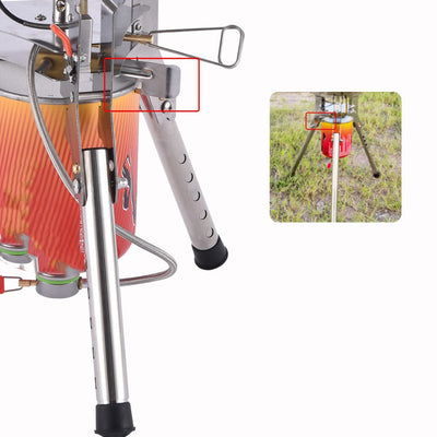 Estufa de Butano Portátil para Camping y Asados de Alta Potencia - Image 11