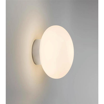 Lámpara de Pared Minimalista Blanca en Vidrio Estilo Hongo - Image 25