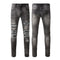 Calça Jeans Rasgada Cinza Casual Masculina - Estilo Urbano Moderno