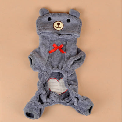 Pijama Osito de Forro Polar para Bebé - Diseño de Cuatro Patas - Image 5
