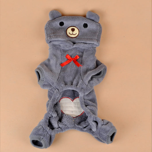 Pijama Osito de Forro Polar para Bebé - Diseño de Cuatro Patas - Image 5