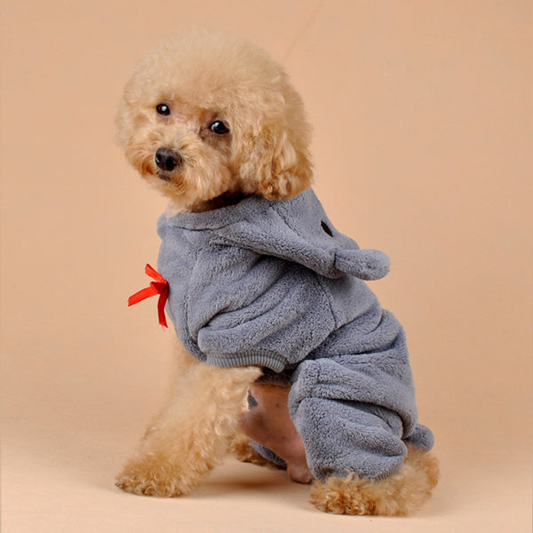 Pijama Osito de Forro Polar para Bebé - Diseño de Cuatro Patas