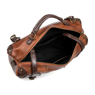Bolso Medieval Retro de Gran Capacidad con Contraste de Colores - Image 4